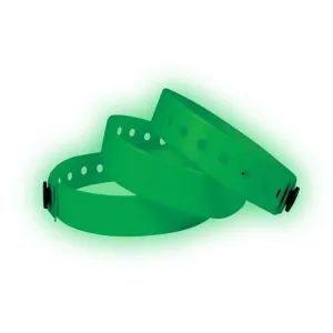 1/2" Glow in Dark Vinyl Wristbands 430G (500/Box)