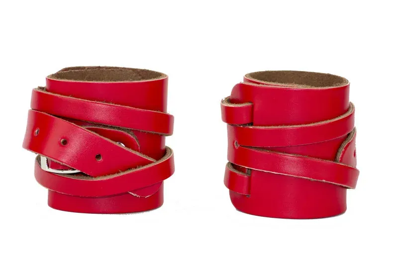 1Pair Wrist Guards Genuine Leather Fitness Compression Weight Lifting Wrist Guards Wristbands Strength Training Wrist Protection