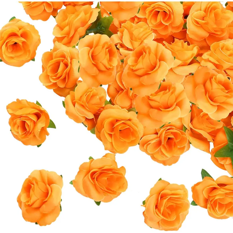 50 Piece Mini Artificial Roses For DIY Crafts And Event Decorations