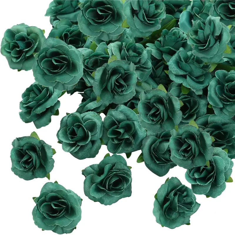 50 Piece Mini Artificial Roses For DIY Crafts And Event Decorations