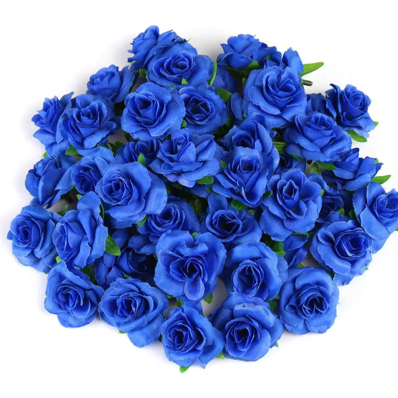 50 Piece Mini Artificial Roses For DIY Crafts And Event Decorations