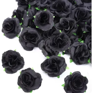 50 Piece Mini Artificial Roses For DIY Crafts And Event Decorations