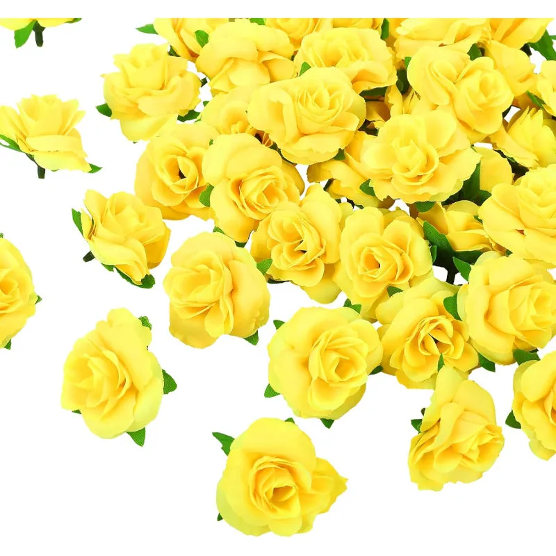 50 Piece Mini Artificial Roses For DIY Crafts And Event Decorations