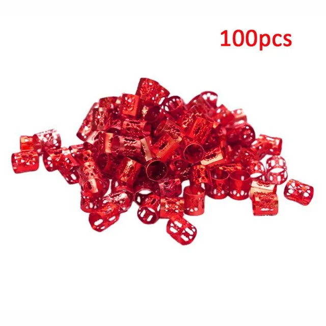 Adjustable Metal Dreadlock Rings for Hair Braids