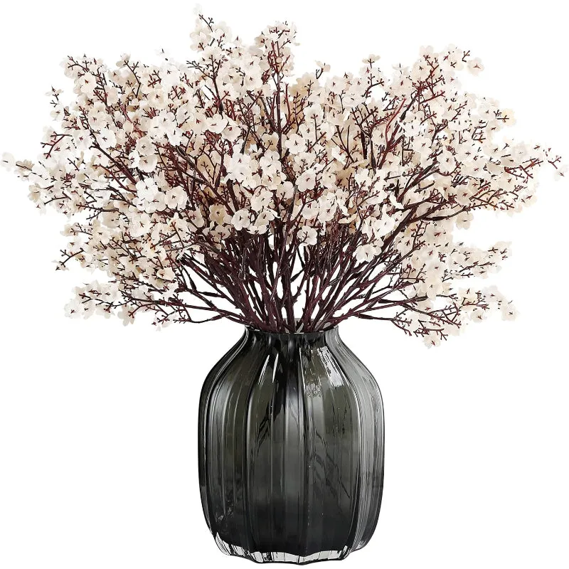 Artificial Baby’s Breath Flowers Faux Floral Stems For Decor