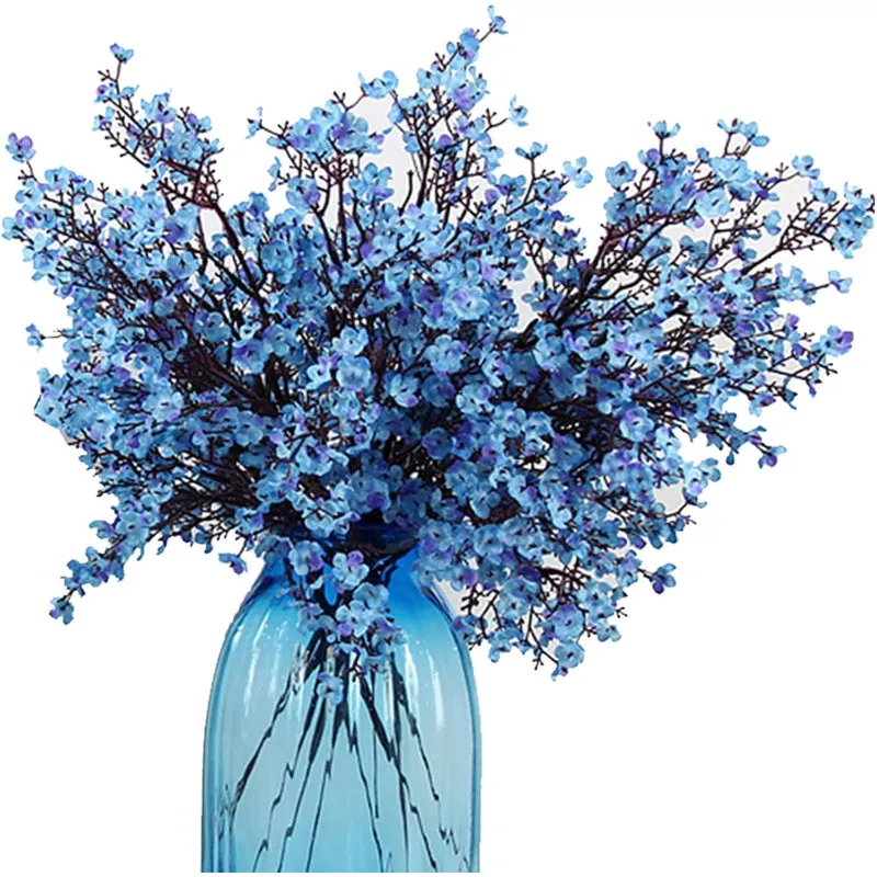 Artificial Baby’s Breath Flowers Faux Floral Stems For Decor