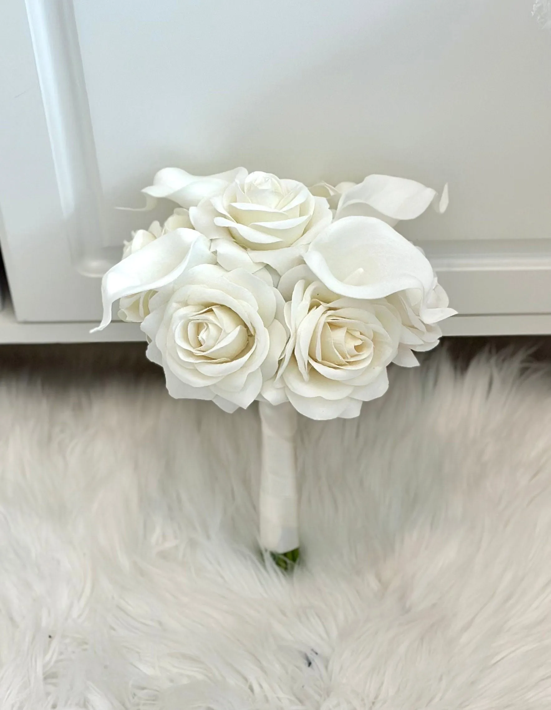 Artificial Calla Lily and Rose Package, High Quality Artificial