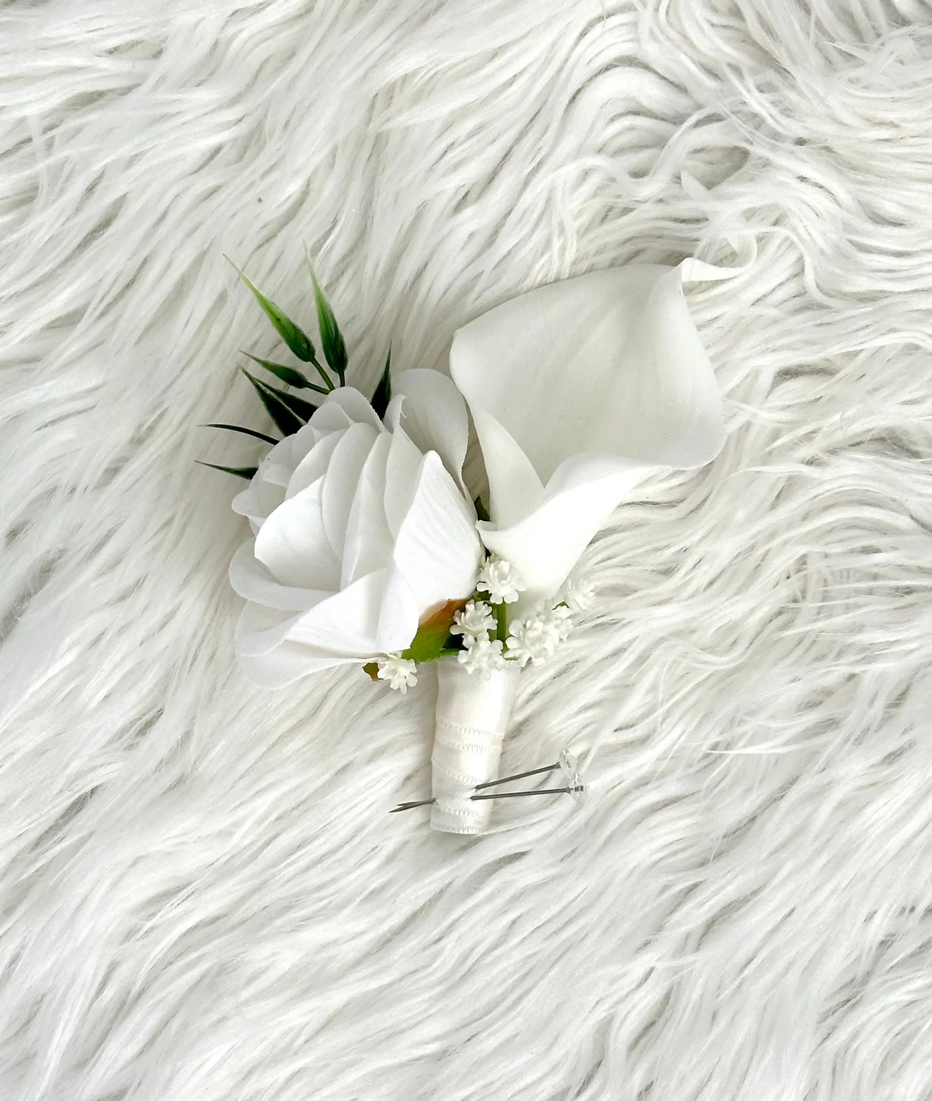 Artificial Calla Lily and Rose Package, High Quality Artificial