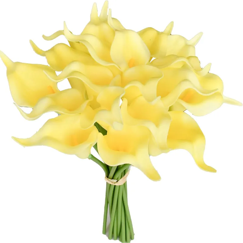 Artificial Calla Lily Bouquet For Long stem Faux Flowers