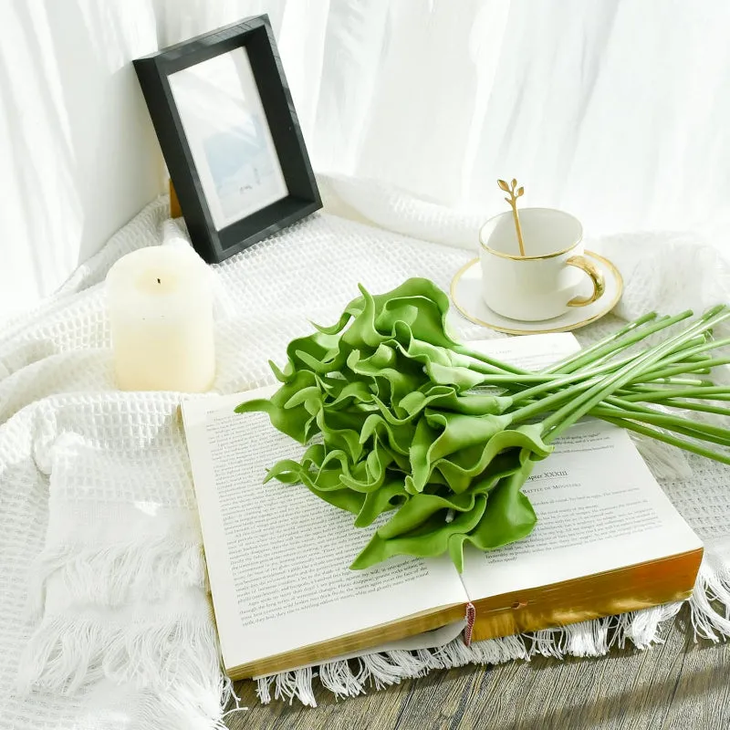 Artificial Calla Lily Bouquet For Long stem Faux Flowers