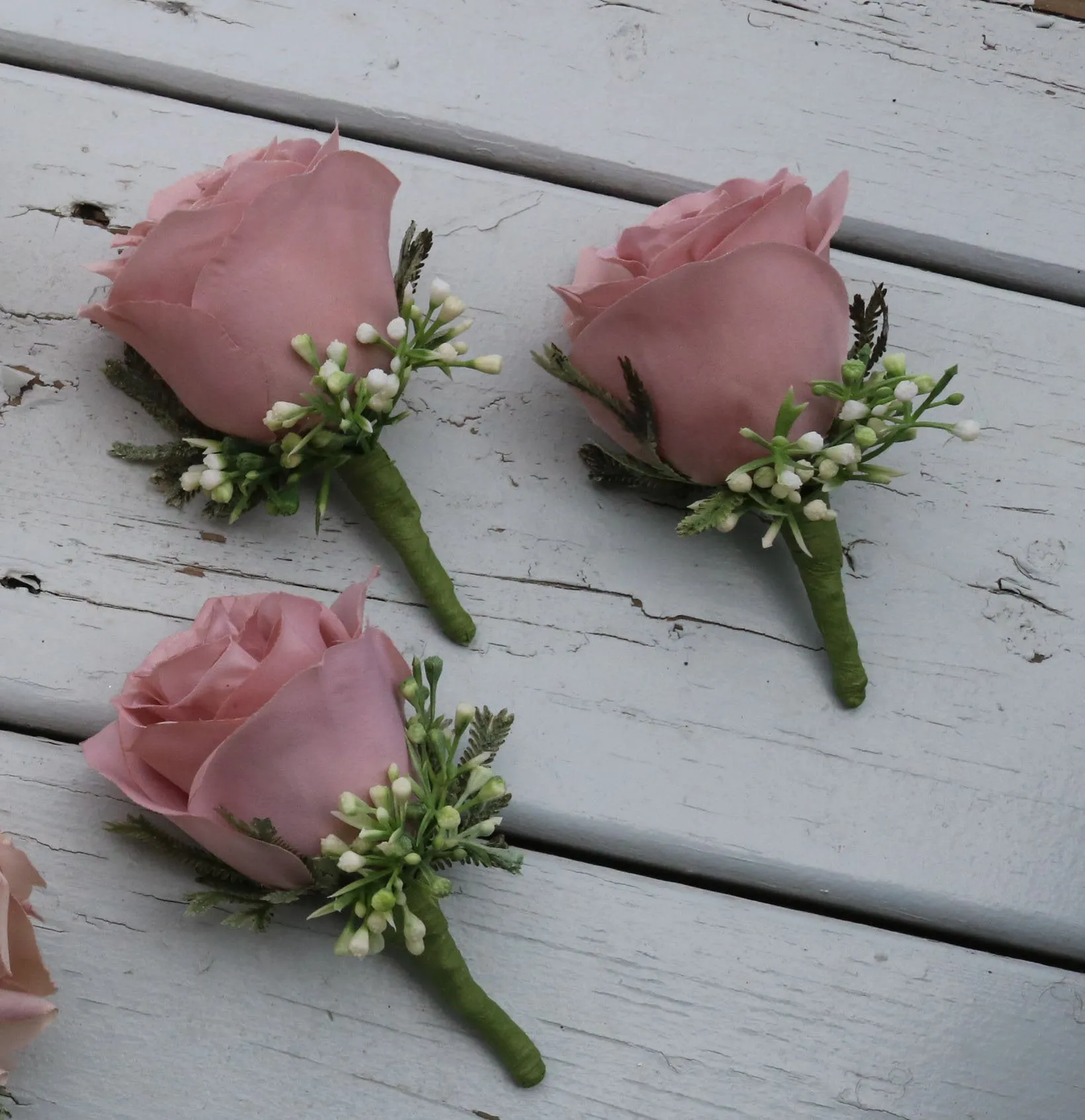 Artificial Wedding Flowers Navy and Dusty Rose, Silk Bridal bouquet and bridesmaids bouquets for weddings, Faux peony rose bouquets