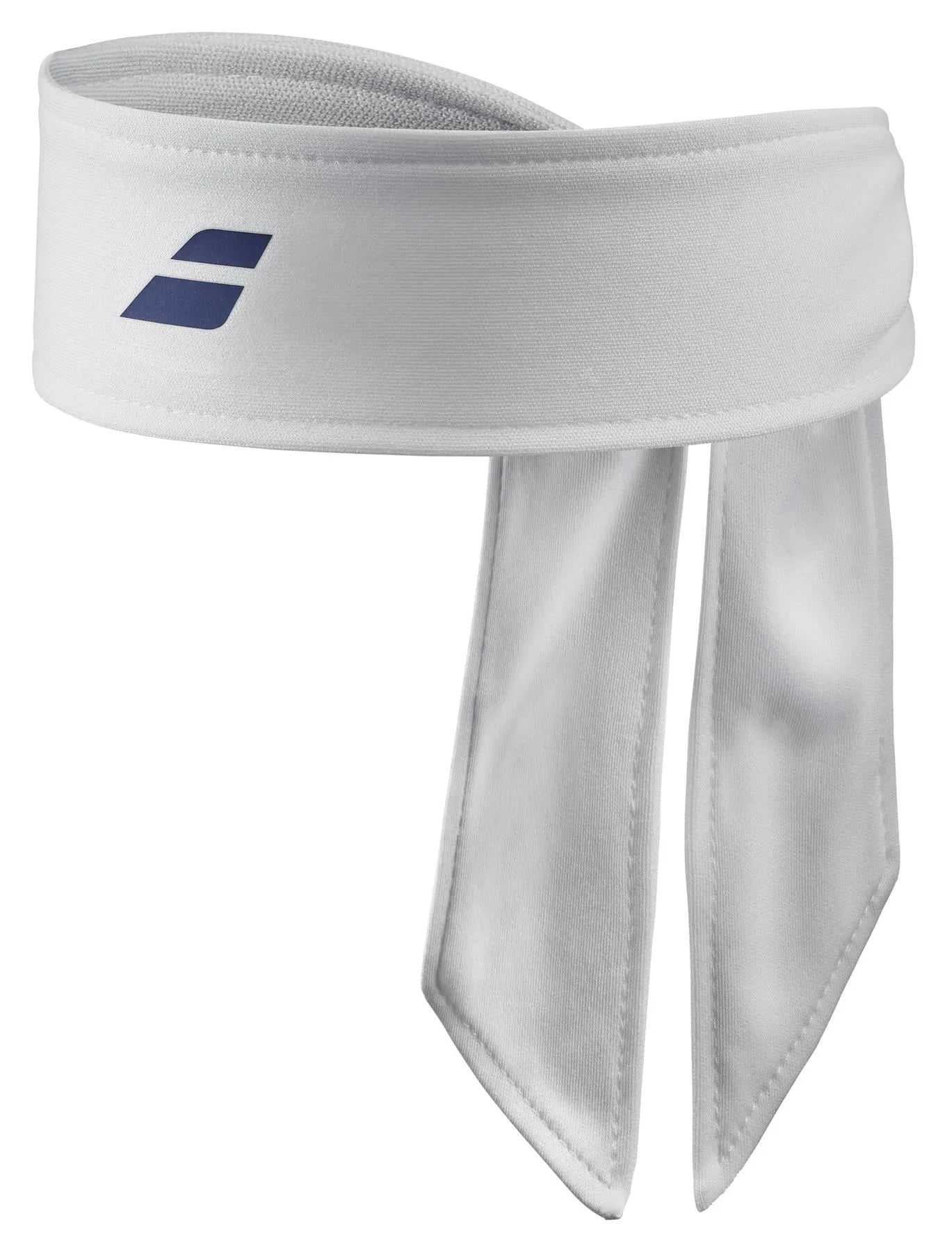 Babolat Tie Tennis Headband - White / Sodalite Blue