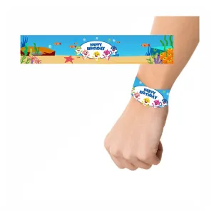Baby Shark Theme Wrist Bands - Pack of 10