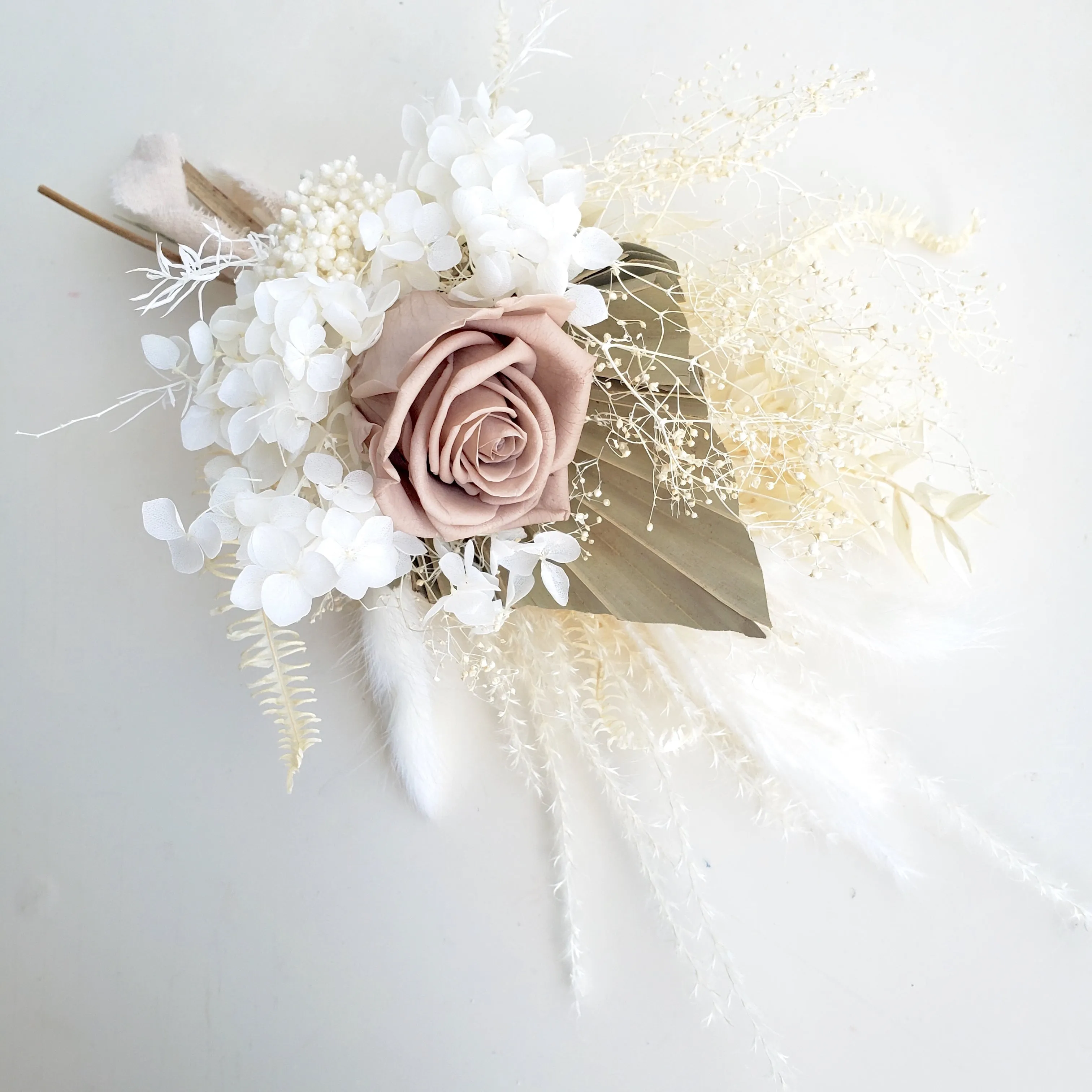 Beige Boho Dried Flower Bouquet