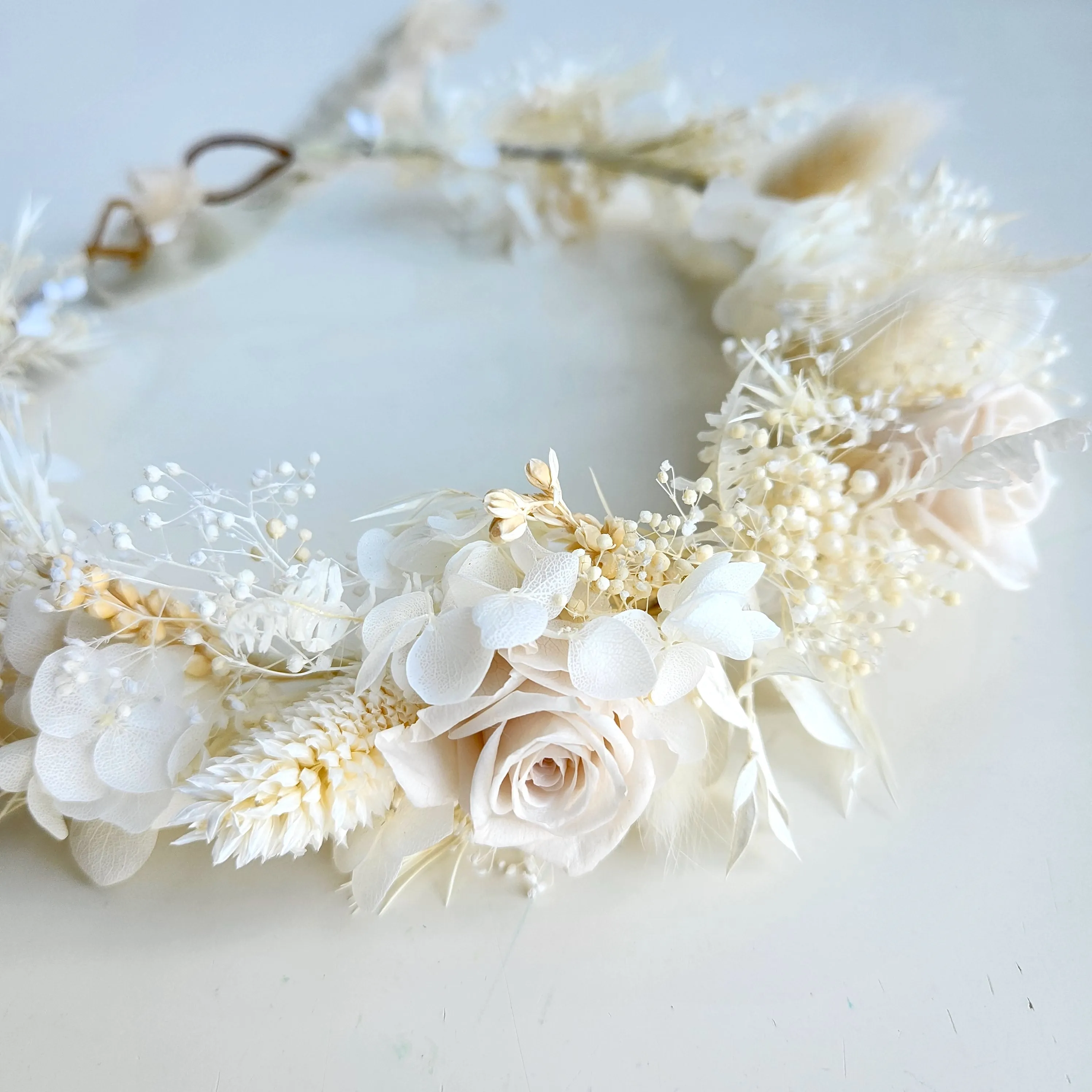 Beige Boho Dried Flower Bouquet