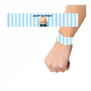 Boss Baby Theme Wrist Bands - Pack of 10