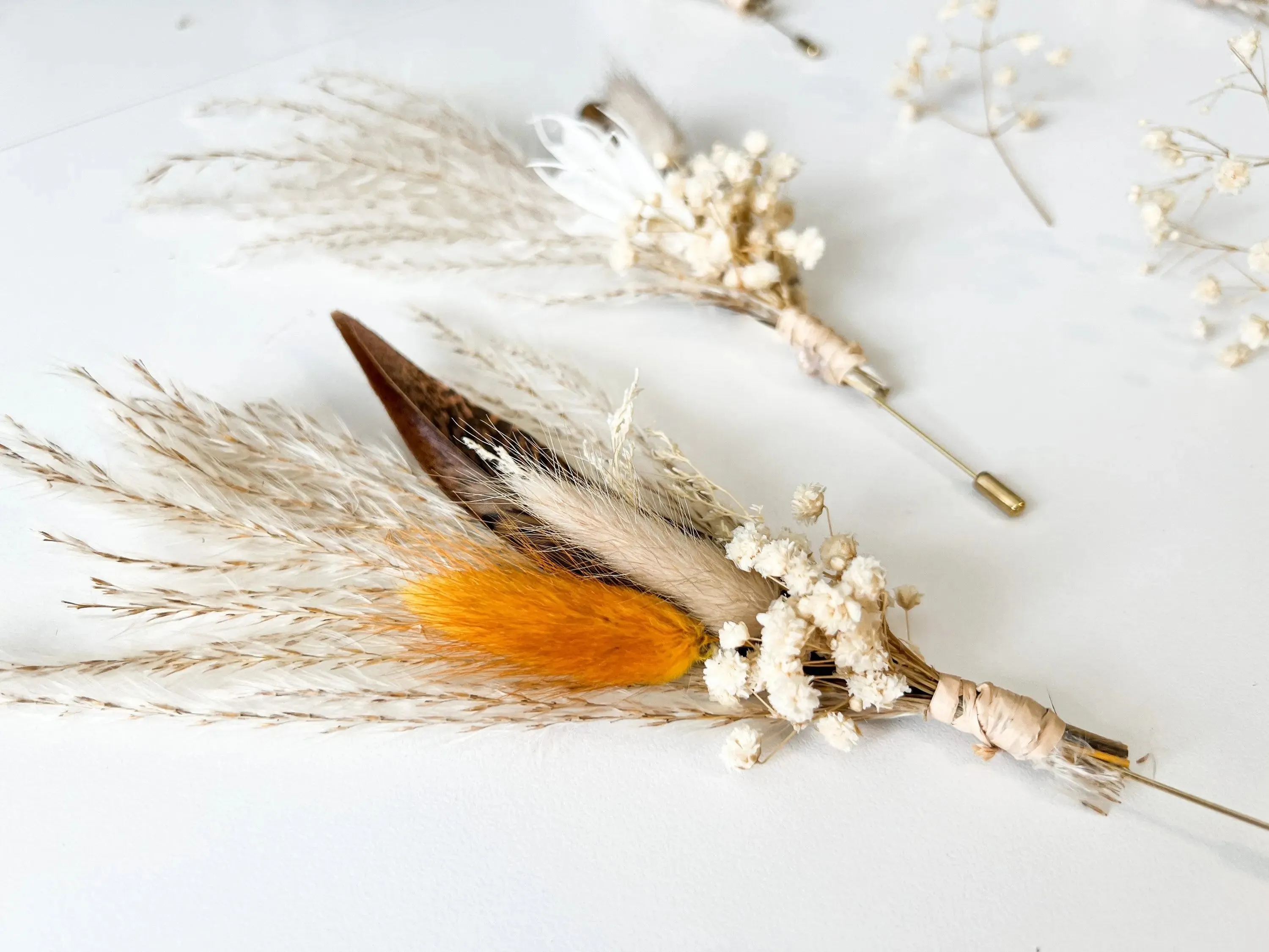 Boutonniere - Mustard Yellow