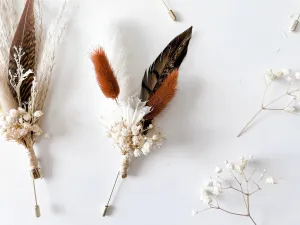 Boutonniere - Rust