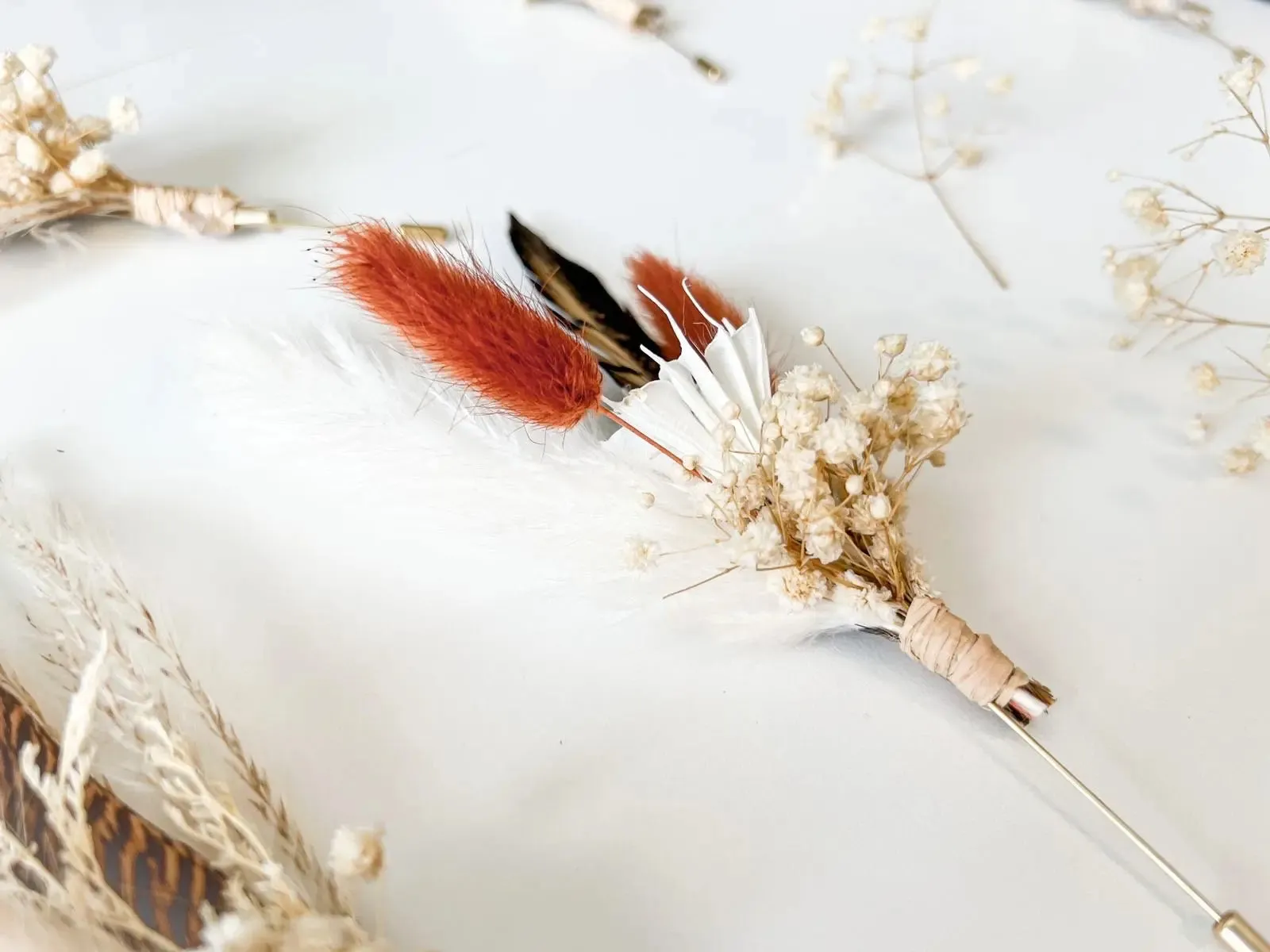 Boutonniere - Rust
