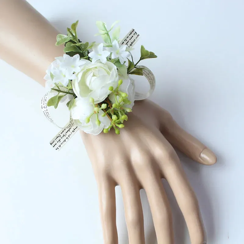 Boutonnieres Buttonhole Rose Brooch & Wedding Corsages