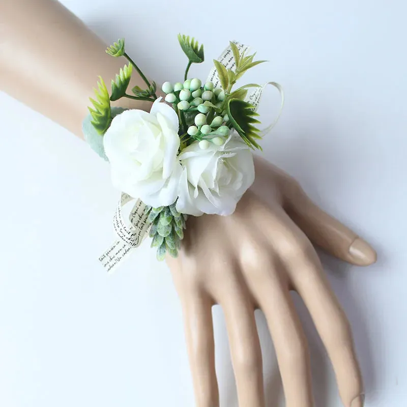 Boutonnieres Buttonhole Rose Brooch & Wedding Corsages