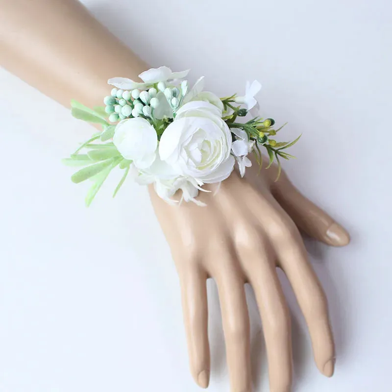 Boutonnieres Buttonhole Rose Brooch & Wedding Corsages
