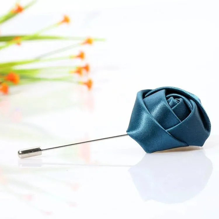 Boutonnieres Corsage Mensuit Men Buttonhole Unique Ribbon Brooch Pins Wedding Roses Accessories Flower for Lapel Excellent Groom Marriage