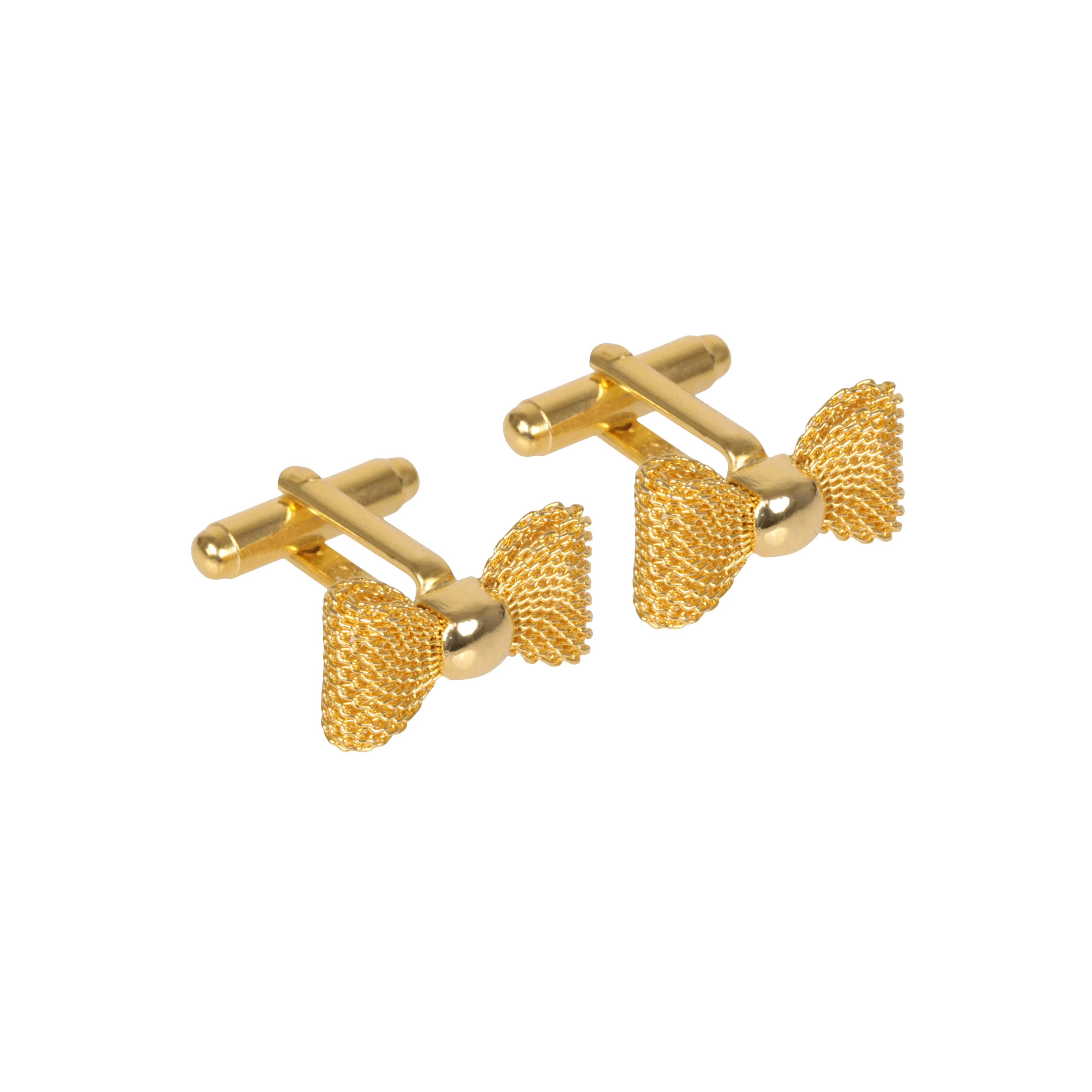 Bow Gold Cufflinks