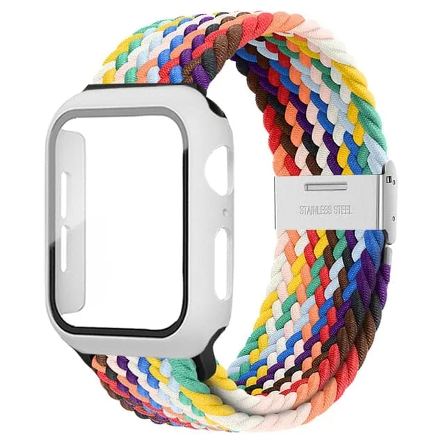 Braided Loop Watch Band With Case