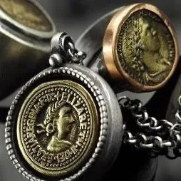 Bronze Sterling silver Men's Cufflinks - Escape.