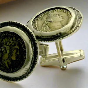 Bronze Sterling silver Men's Cufflinks - Escape.