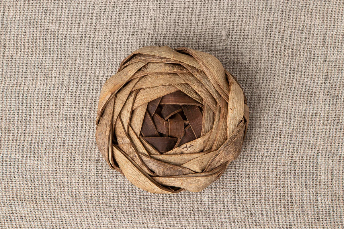 Brooch "Rose" (2 types) / Walnut / Yamagata-JPN 311415