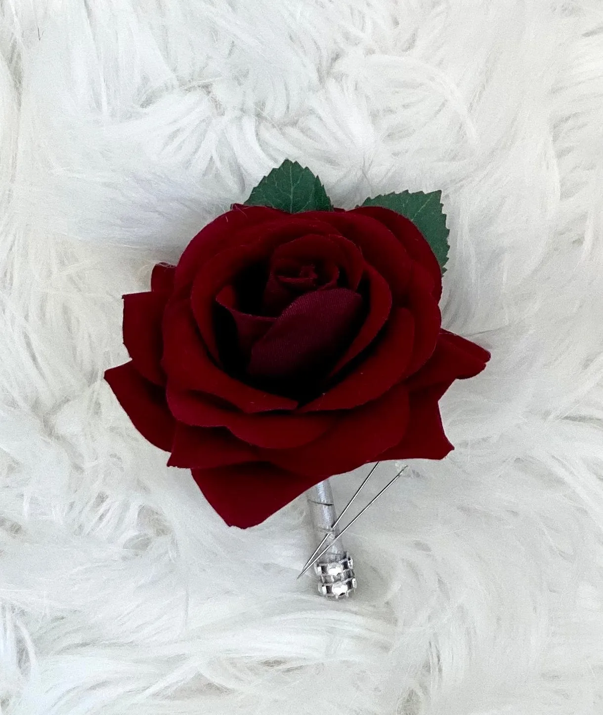 Burgundy and White Wedding Flower Package
