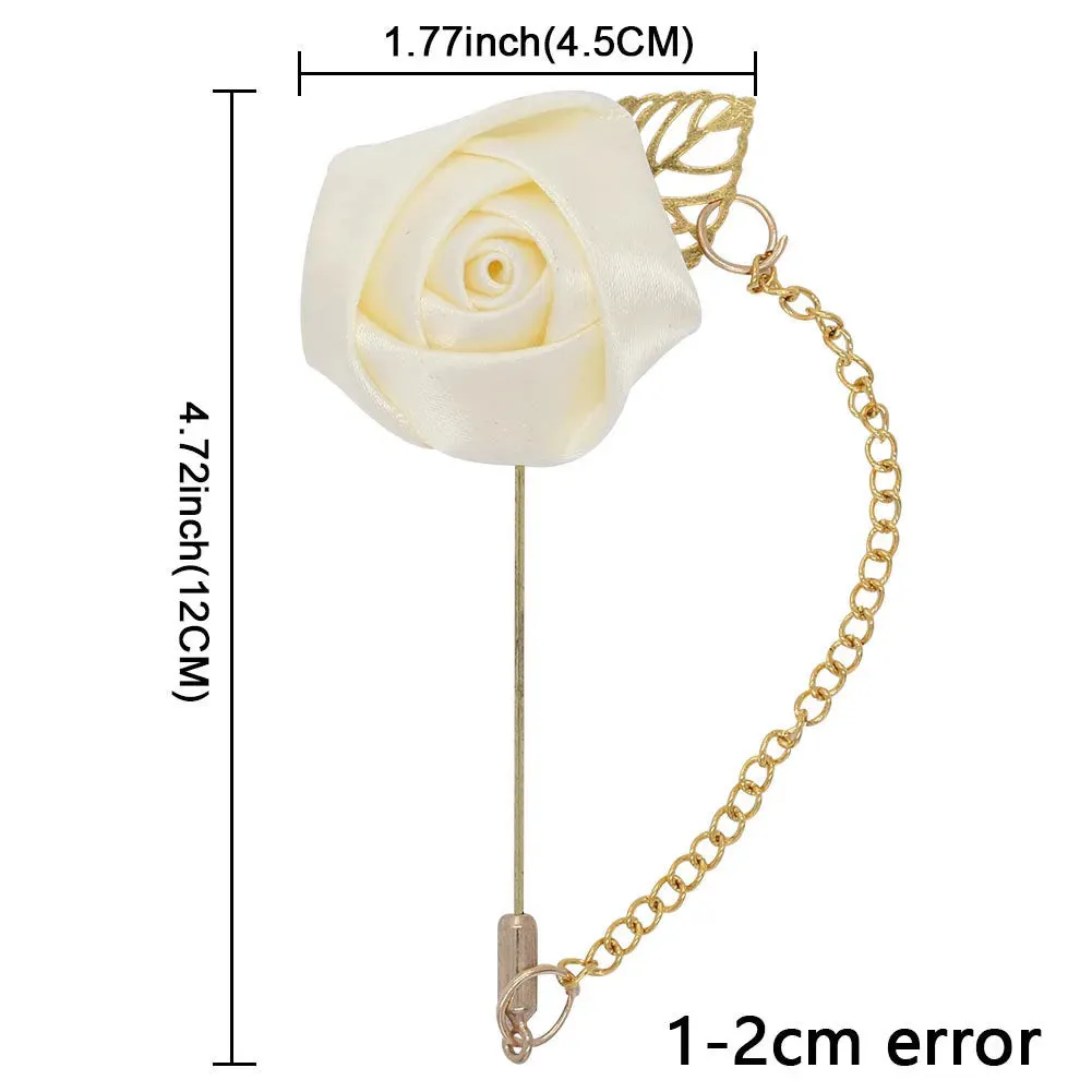 Burgundy Boutonnieres Wedding Accessories Groom