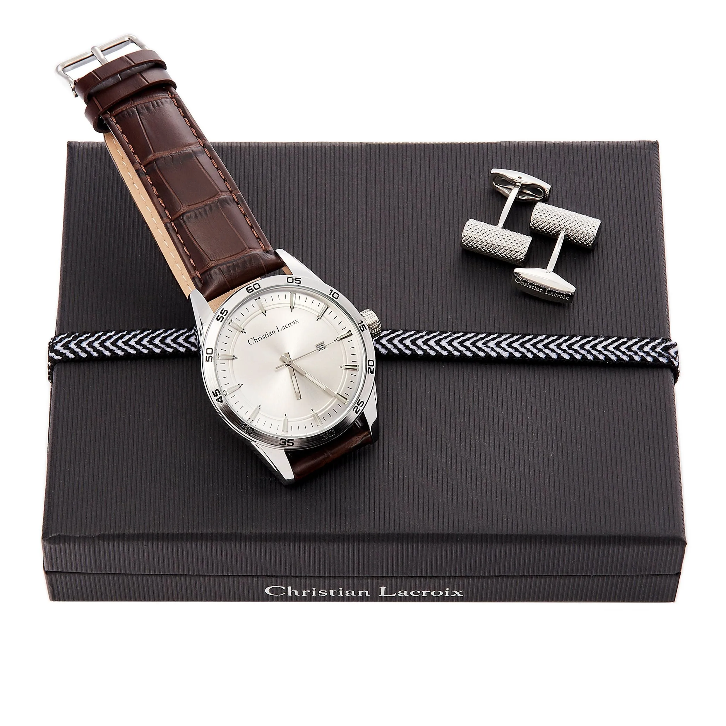 CHRISTIAN LACROIX LPDM419B - Set Christian Lacroix (watch & cufflinks)