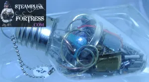 CHRISTMAS ORNAMENT LIGHTBULB LIGHT BULB #28 SILVER GOLD AUTHENTIC GENUINE CLOCK WATCH BANDS COLORED LIGHTBULBS GEARS PEARLS BASES MISCELLANEOUS STARR WILDE STEAMPUNK FORTRESS