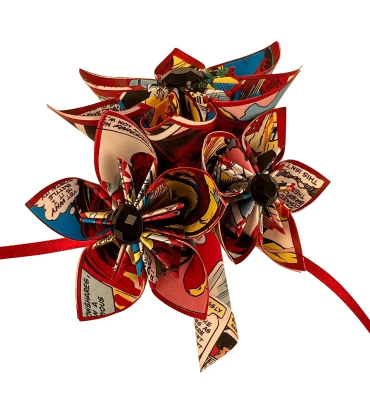 Comic Book Flower Boutonniere