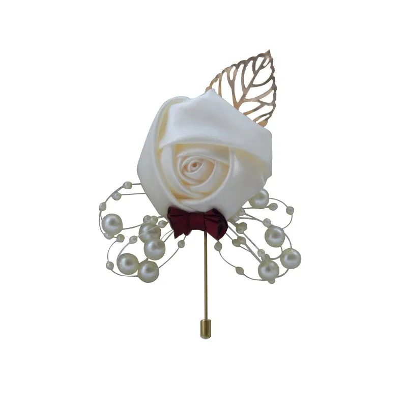 Corsage & Boutonnieres Groom Groomsmen Buttonhole Flowers
