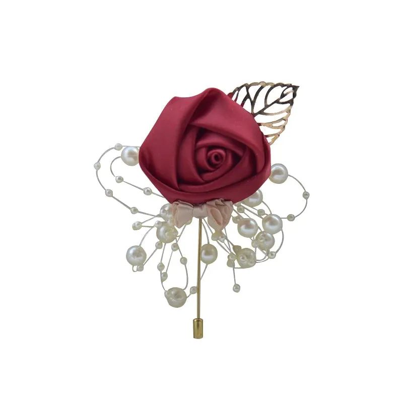 Corsage & Boutonnieres Groom Groomsmen Buttonhole Flowers