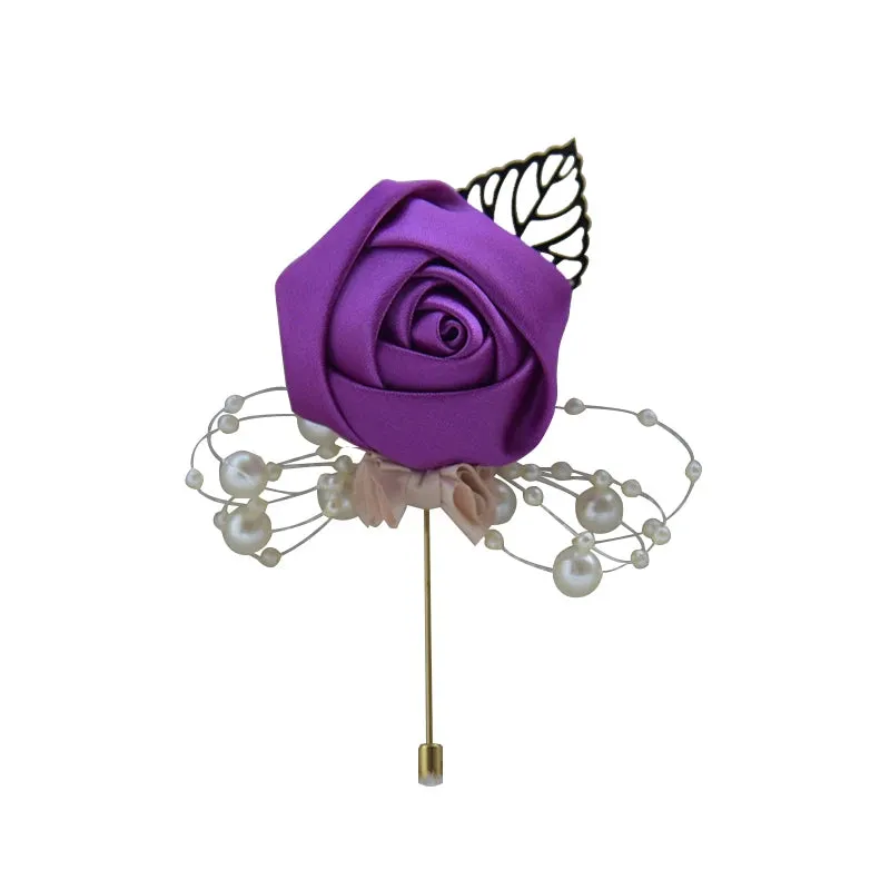 Corsage & Boutonnieres Groom Groomsmen Buttonhole Flowers