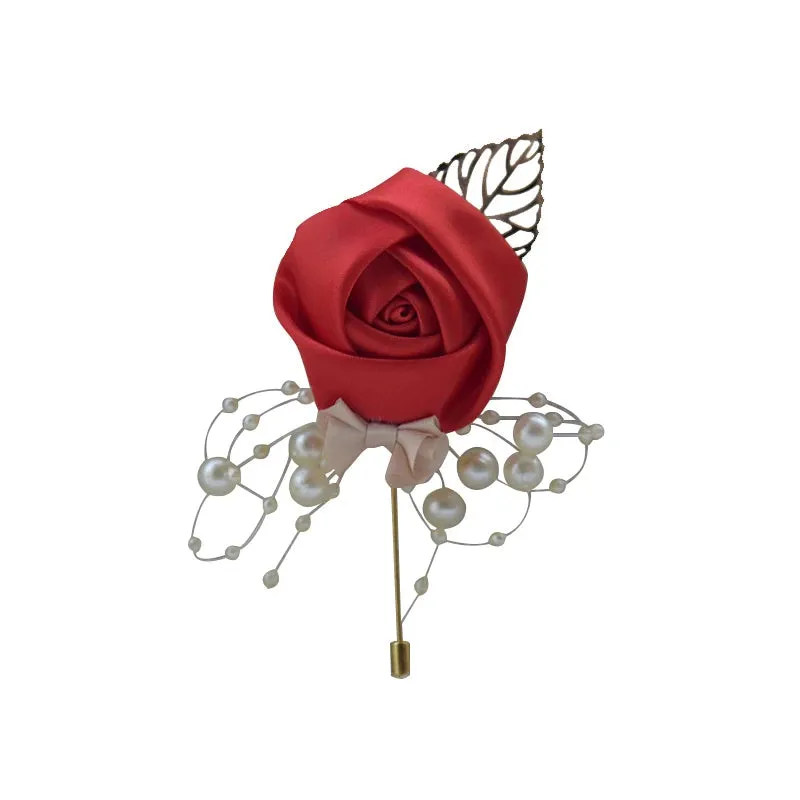 Corsage & Boutonnieres Groom Groomsmen Buttonhole Flowers