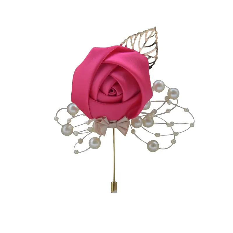 Corsage & Boutonnieres Groom Groomsmen Buttonhole Flowers