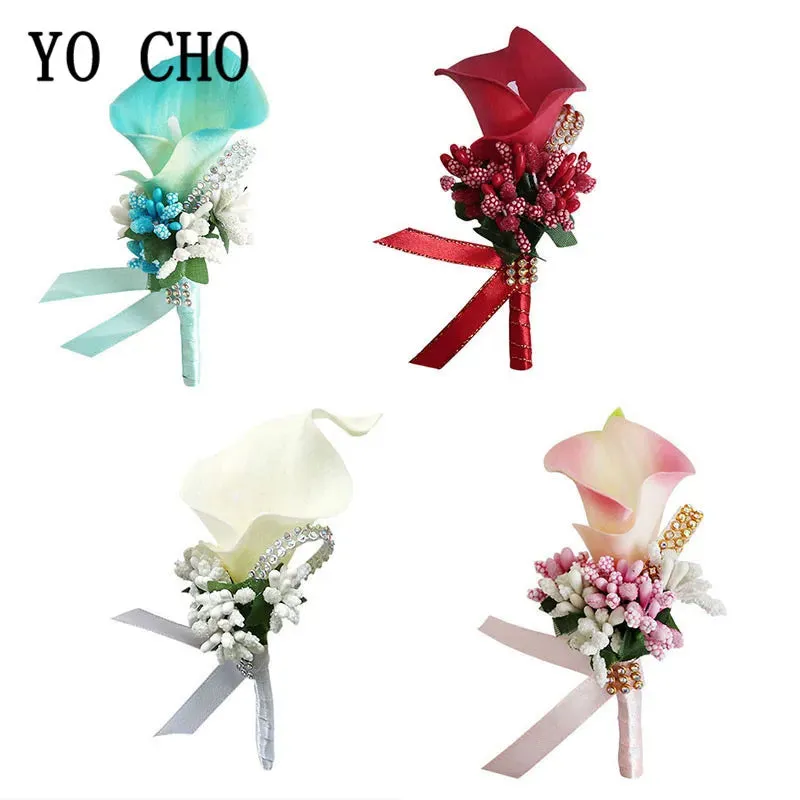 Corsage Boutonniere Pin Wedding Corsage Boutonniere for Groom Lily