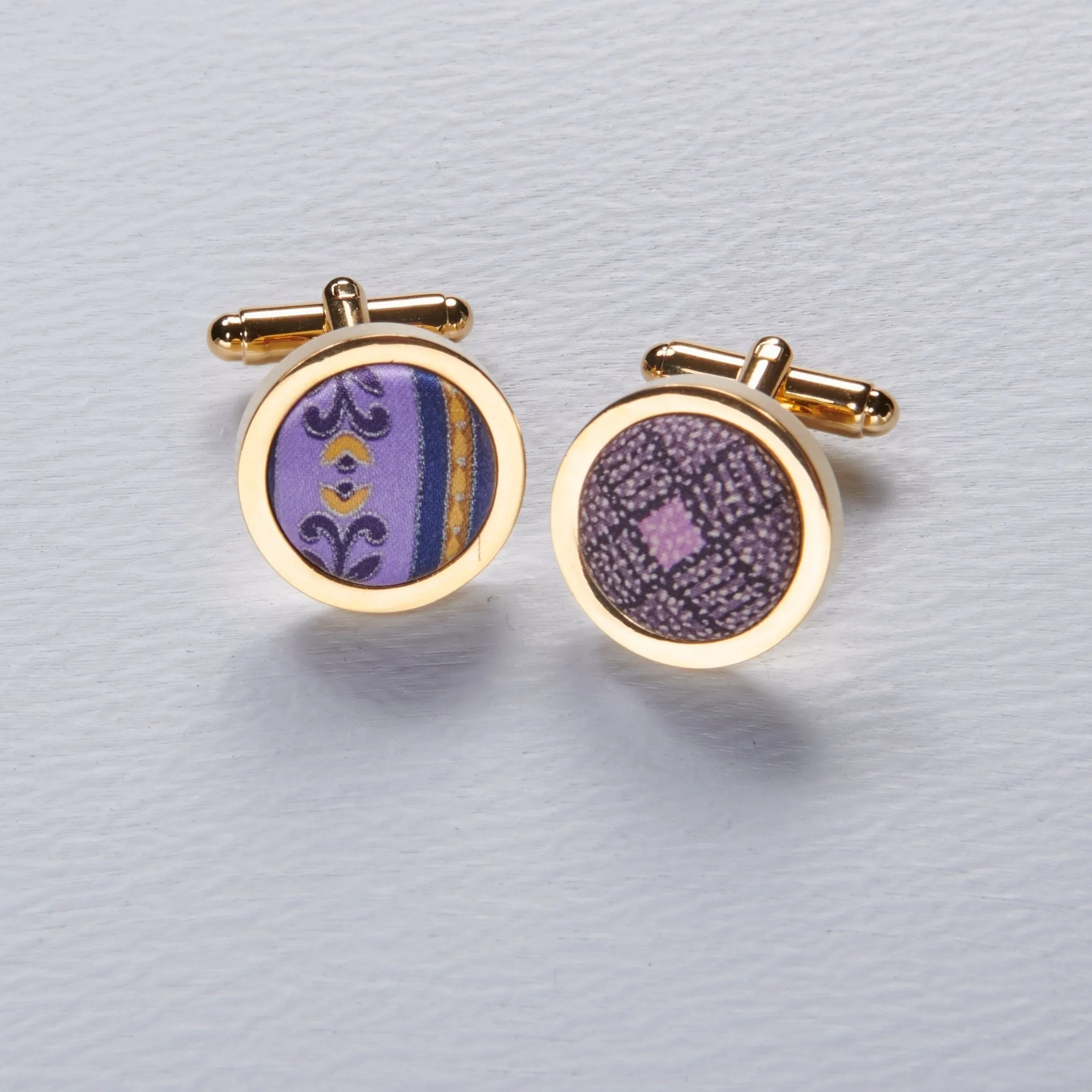 Covered Button Cufflinks