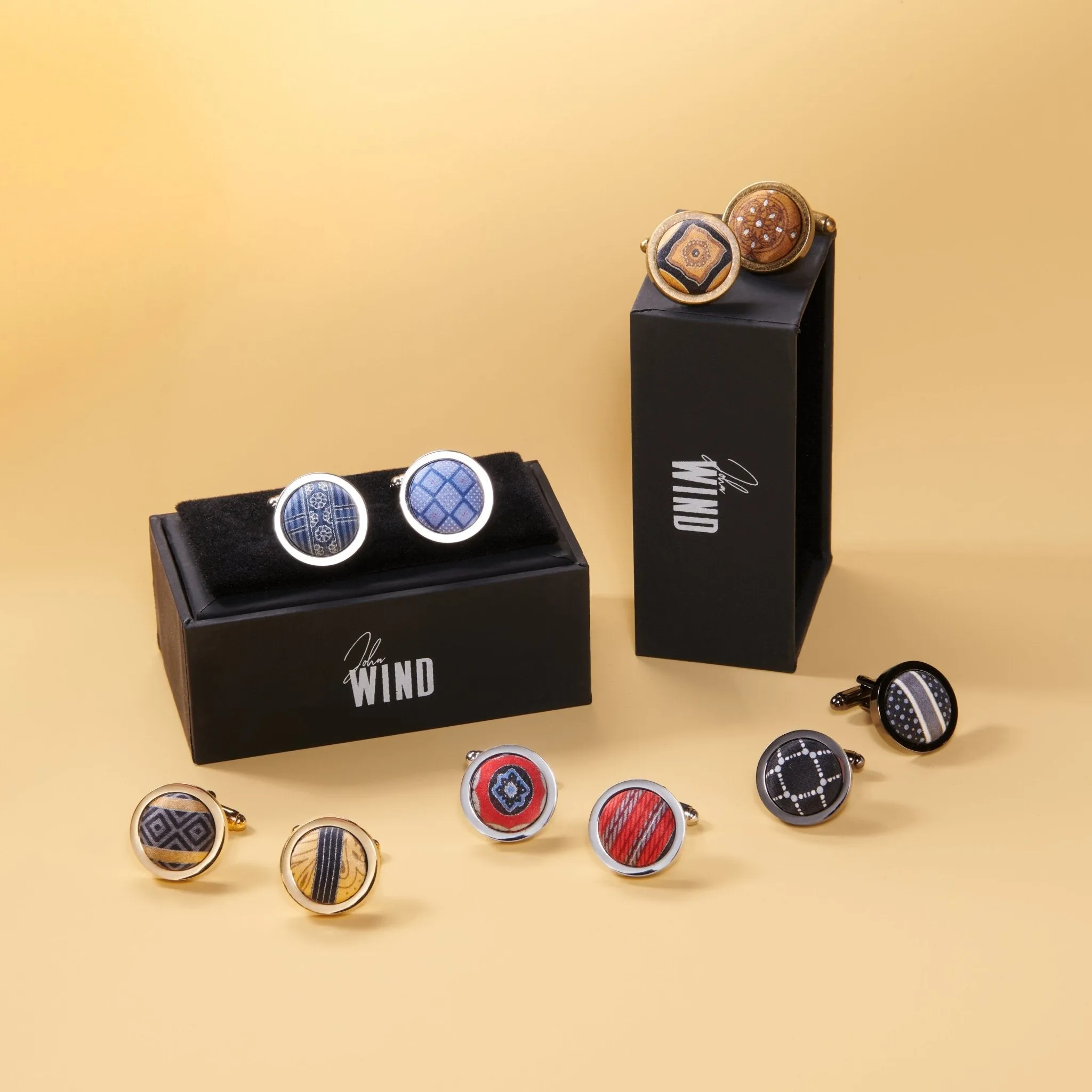 Covered Button Cufflinks