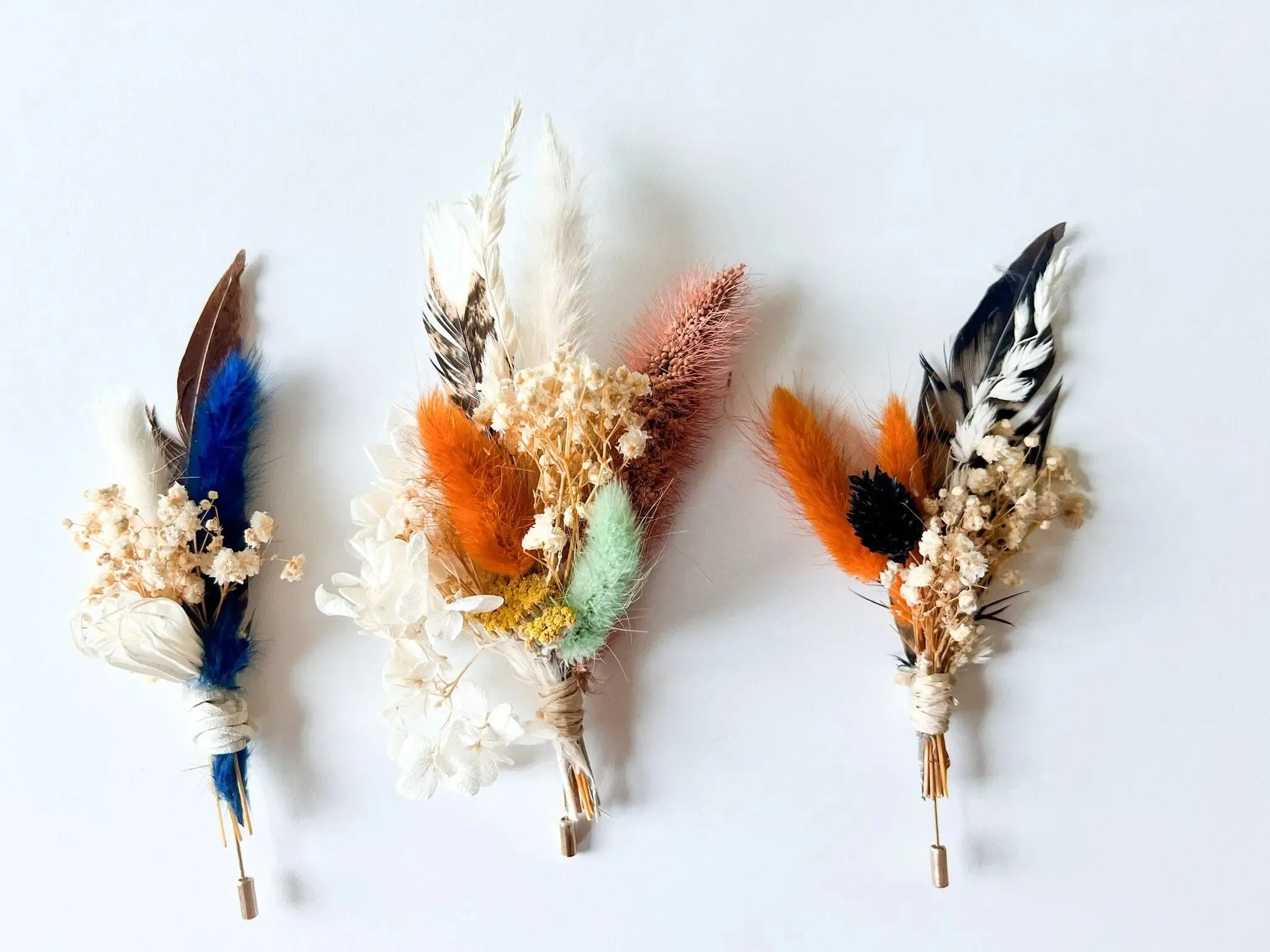 Custom Wedding Boutonnieres