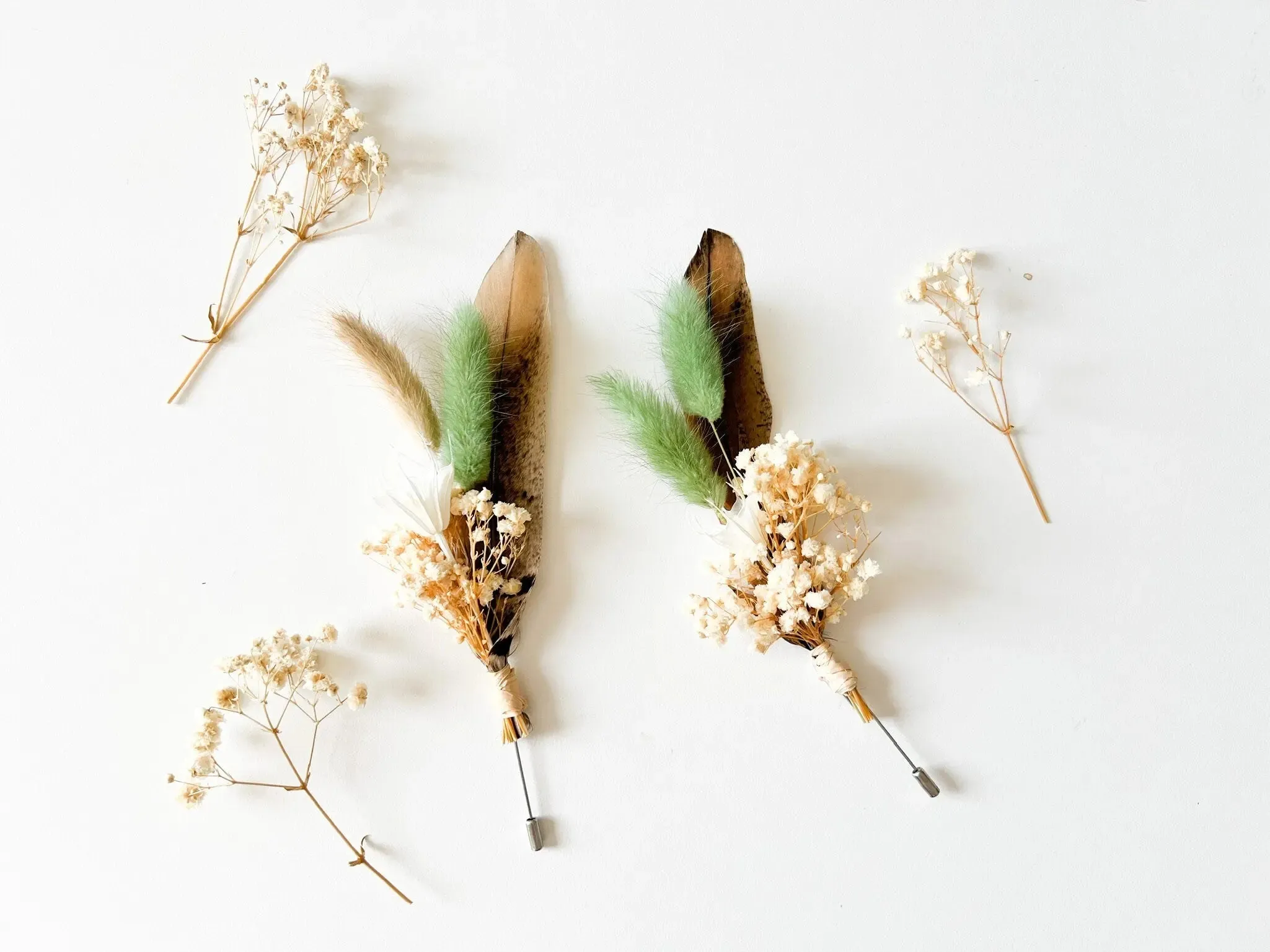 Custom Wedding Boutonnieres