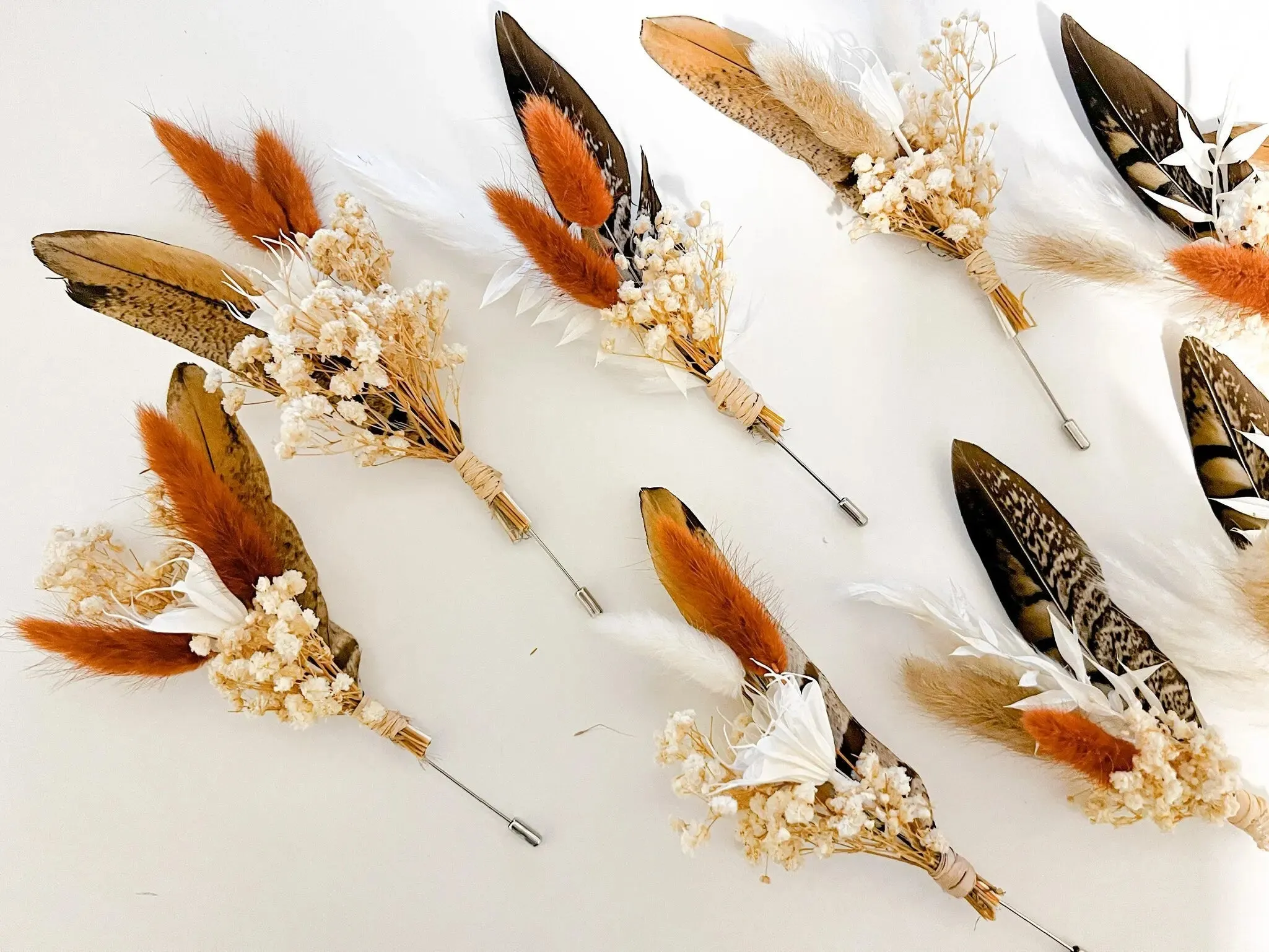 Custom Wedding Boutonnieres