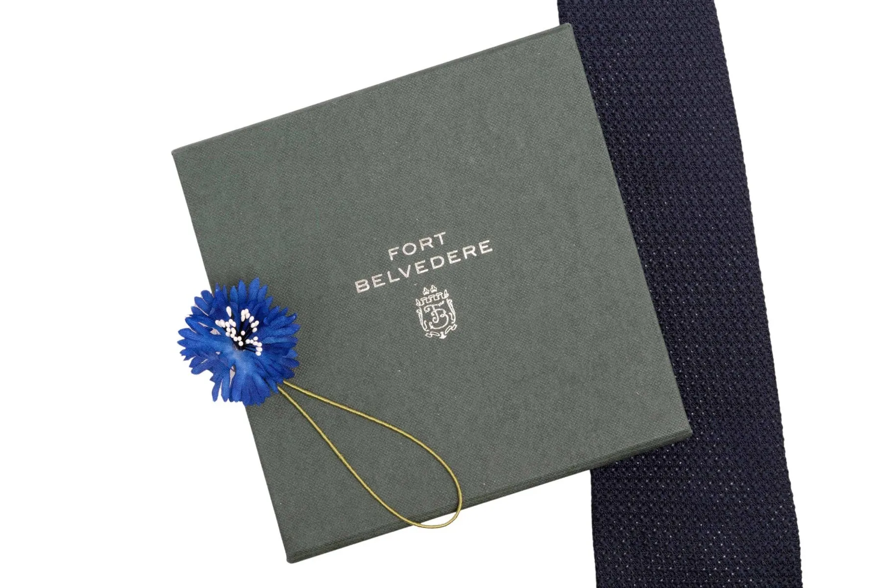Dark Blue Cornflower Boutonnière Flower