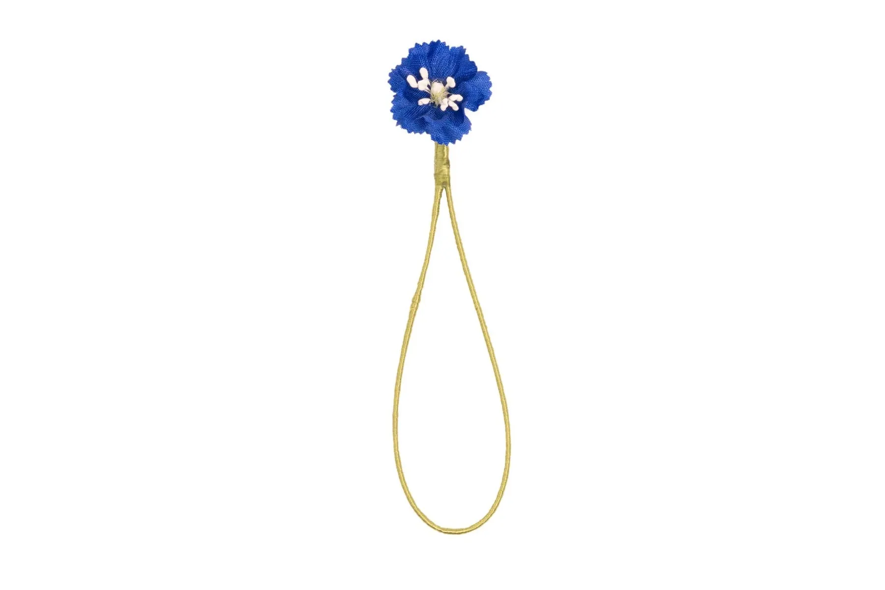 Dark Blue Mini Delphinium Boutonnière Flower